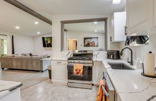 Cotter Cottage | Riverfront Home w/Porches & Views in Cotter!