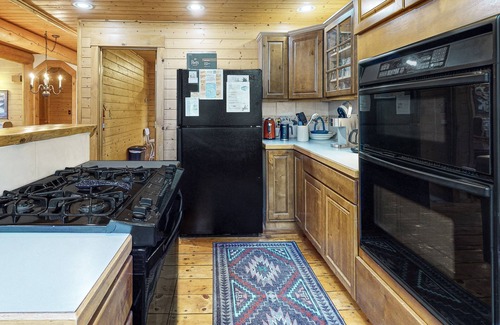 Wallowa County House | Riverfront home with deck, fireplace, & salt water hot tub- near hiking & lake