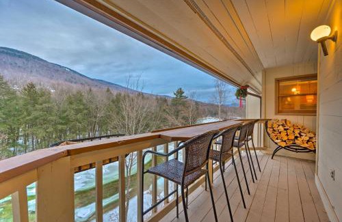 Lincoln Apartment | Riverfront Lincoln Condo 1 Mi to Loon Mountain!
