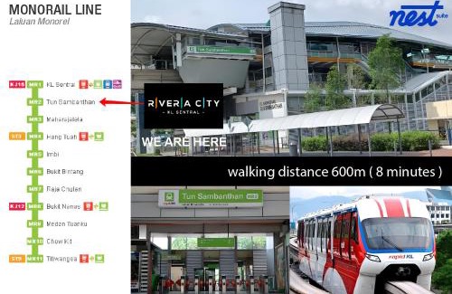 Brickfields Apartment | Riveria City Kuala Lumpur