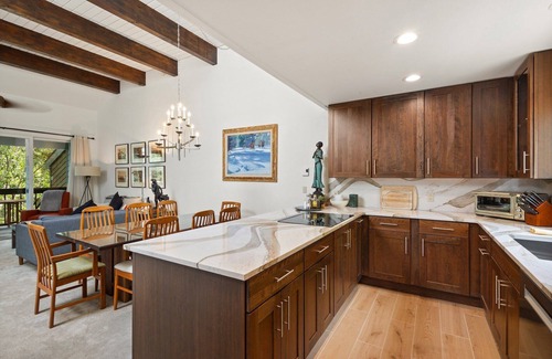 Telluride Apartment | Riverside Condo with Mountain and Town views and updated furnishings.