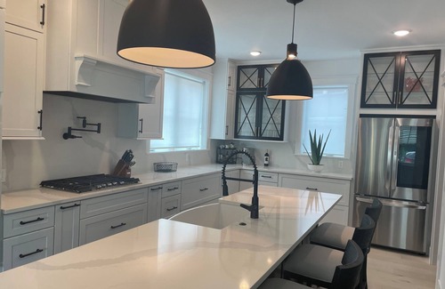 Charlevoix Condo | Riverwalk 100 on Pine Riverntownhome with gourmet kitchen~2 BR can sleep 8.n