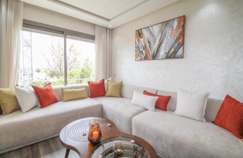 Casablanca Apartment | Riviera Escape - Appart Neuf Climatisé avec Balcon à Maarif Anfa