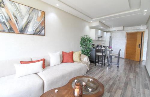Casablanca Apartment | Riviera Escape - Appart Neuf Climatisé avec Balcon à Maarif Anfa