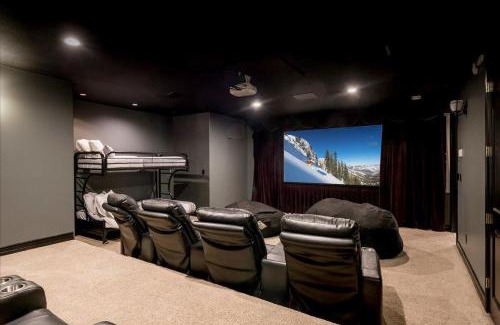 Millcreek House | Riviera Retreat in Salt Lake with Private Hot Tub and Theater