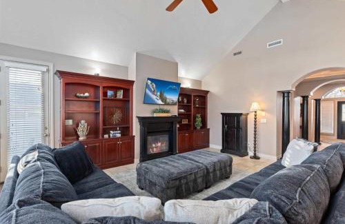Millcreek House | Riviera Retreat in Salt Lake with Private Hot Tub and Theater