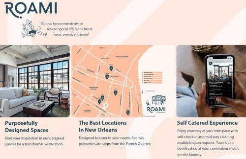 Arts/Warehouse District Apartment | Roami at The Lola Near Bourbon St 3BR #58