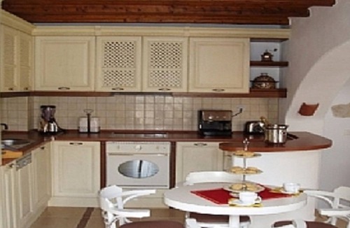 Platanias Town Villa | Rock House's Villa Melody (2 Bedrooms, Sleeps 4) with private garden and pool.