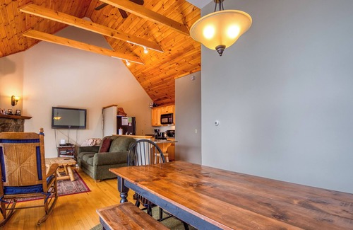 Rangeley Condo | Rock Pond Condo 77 - Ski in Ski out Cozy Condo at Saddleback