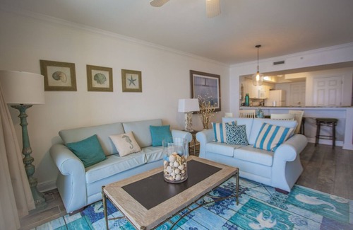 Panama City Beach Condo | Romance on the beach! VERY near Pier Park! 4 FREE Beach Chairs!