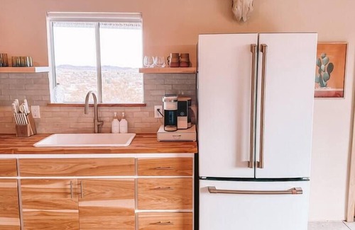 Joshua Tree Cabin | Romantic Cabin with Sweeping Views, Hot Tub, Cowboy Pool · Stone Hill
