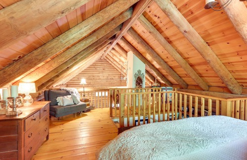Ellijay Cabin | Romantic Ellijay Cabin w/ Grill & Fire Pit!