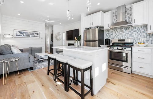 Seagrove Beach House | Romantic New Home for 2-Private Hot Tub/Secluded Patio-260 Steps to Beach-Bikes
