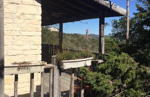 Concan Cabin | Romantic Rock Cabin, Beautiful, Spectacular Views of Frio River & Mountains!