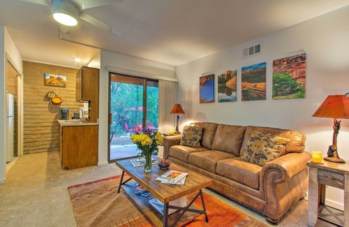 West Sedona Apartment | Romantic Sedona Suite w/Patio < 1 Mi to Trails