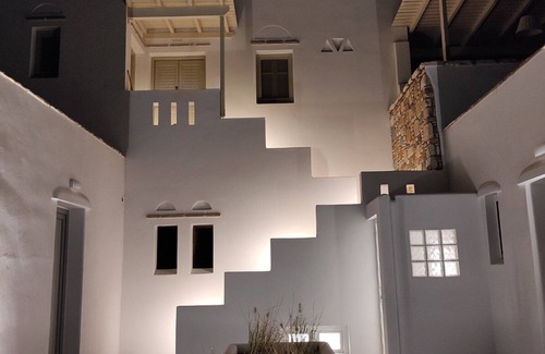 Plaka Apartment | Romantic studio A with sea view - It's upstairs, 2 min. from Plaka beach, Naxos