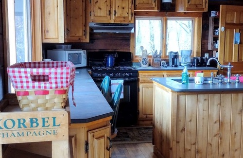 Beaver Cove House | Romantic sunset escape w/Moosehead Lake & mountain views, hot tub & fireplace