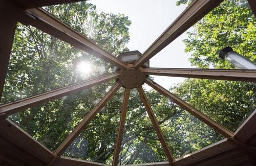 Camborne House | Romantic Treehouse with Hot Tub & BBQ Lodge