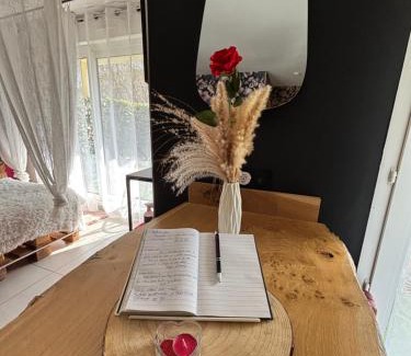 Pouilly Apartment | Romantisme et glamour 2 avec spa , clim et jardin
