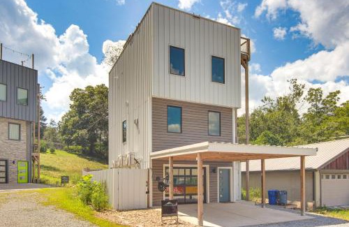 Brevard House | Rooftop Deck, Sweeping Views Chic Home in Brevard