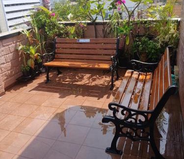 Ranwar Apartment | Rooftop Rendezvous - Artsy Terrace Garden Retreat