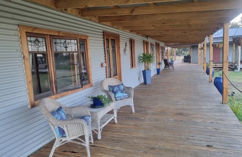 Duncan House | RoolagoonHomestead large deck and large gardens ideal for families. Pet friendly