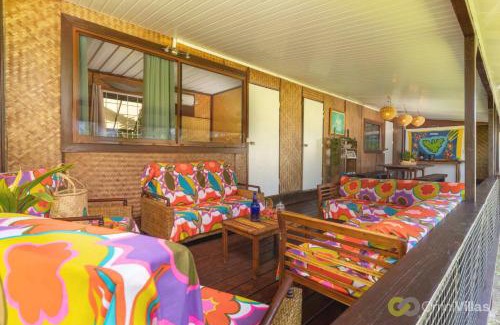 Moorea-Maiao House | Room 1 - Secluded shared Rustic Bungalow by Tipaniers Beach