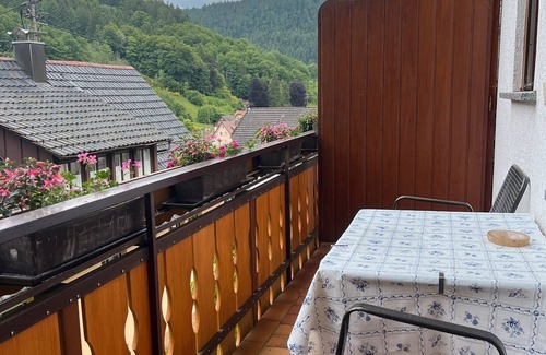 Bad Rippoldsau-Schapbach Apartment | Room 'Doppelzimmer' with Shared Garden, Balcony and Wi-Fi