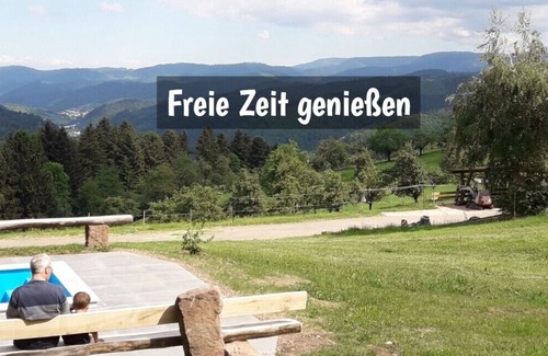 Bad Peterstal-Griesbach Apartment | Room 'Doppelzimmer 1' with Mountain View, Shared Terrace and Wi-Fi
