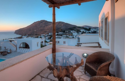 Skala Apartment | Room 'Double Sea View No 3' with Sea View, Wi-Fi and Air Conditioning