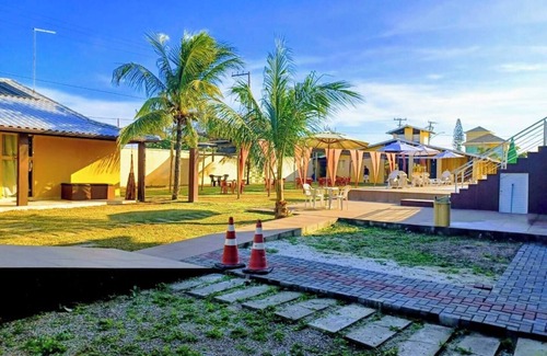 Barra Nova Villa | Room for three people with air conditioning, minibar, smart TV and hammock on the balcony