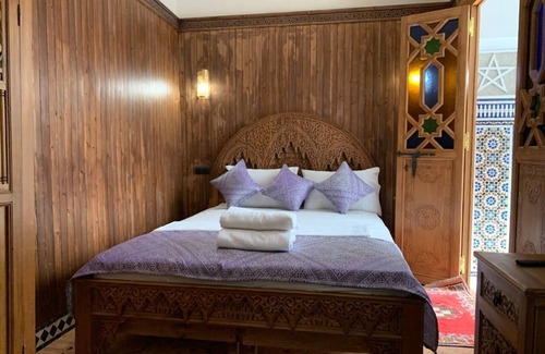 Meknes House | Room for up to 4 people in a Riad renovated in the Moroccan architectural style