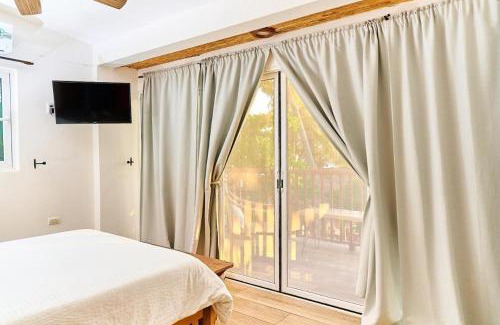 Las Penitas House | Room in Lodge - Sandia 8 - Double room with sea view, terrace or balcony
