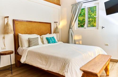 Las Penitas House | Room in Lodge - Sandia 8 - Double room with sea view, terrace or balcony