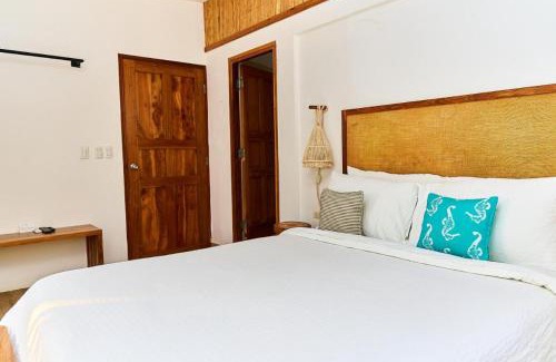 Las Penitas House | Room in Lodge - Sandia 8 - Double room with sea view, terrace or balcony