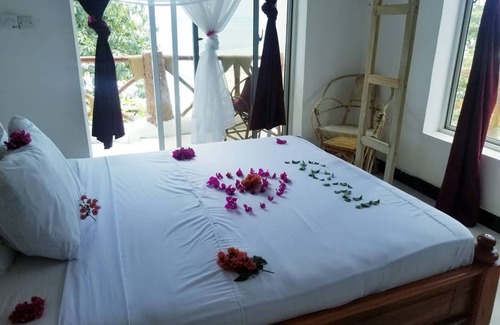 Nungwi Bed & Breakfast | Room Nas- right side sea view 2nd flat with 2 guests