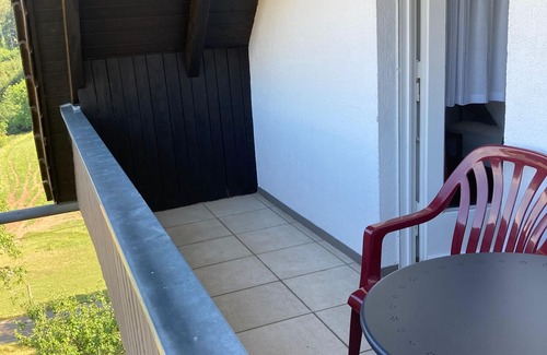Muehlenbach Apartment | Room 'Nr 2 Mit Balkon' with Shared Terrace, Shared Garden and Wi-Fi