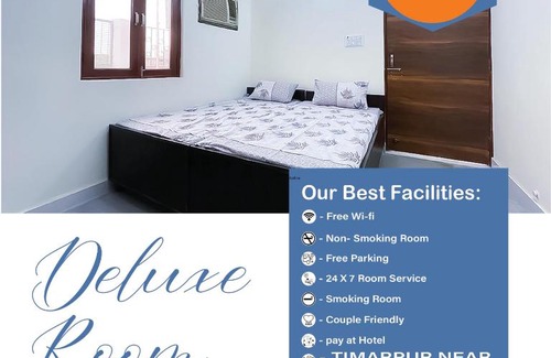 Delhi Hotel | Roomshala125 Hotel Maharaja Near Vishwa Vidyalaya Metro Station