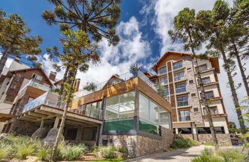 Quinta da Serra Apartment | Rosa Edifício Bellagio Canela com Infraestrutura completa