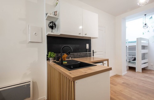 Etaples Apartment | Rosamel - Studio à 1km de la gare, proche port
