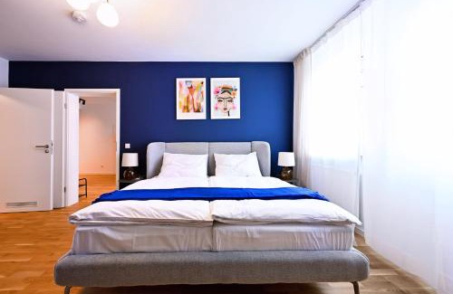 Fuerth Apartment | Rosengarten Apartments Fürth, Moderne Serviced Apartments in Citylage, ganze Ferienwohnung 50 m2, nahe Nürnberg, Metro, Sauna
