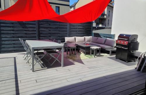 Centre Ville Rive Gauche Villa | Rouen centre avec Sauna - Jacuzzi - Parking - 5 étoiles