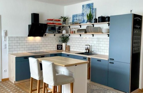 Cottbus Apartment | Rouge&Friends Ferienwohnungen # Zentrumsnah, Bahnhof, Krankenhaus, Sportzentrum, Familienfreundlich, Terrasse, Garten