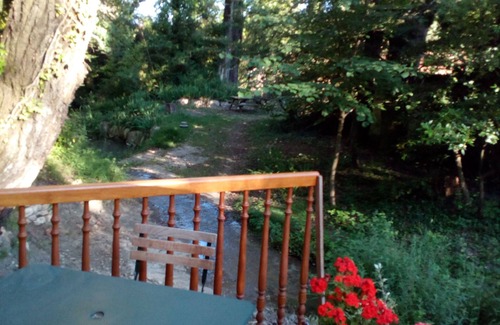 Roynac Cabin | ROULOTTE TZIGANE DROME, AU BORD DU RUISSEAU Ideal for a quiet weekend break