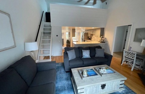 Bald Head Island Condo | Royal James upper unit, sleeps 6 with loft + 2 Golf Carts & Pool, close to beach