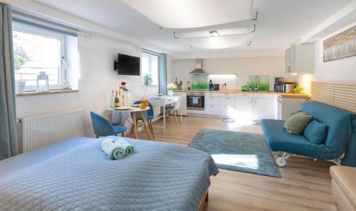 Munchen District Apartment | Ruhig Top mod Studio Appartement,privater Eingang