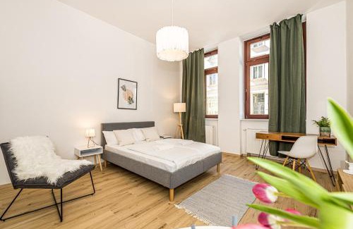 Zentrum-West Apartment | Ruhige und stilvolle Wohnung am Clara-Zetkin-Park