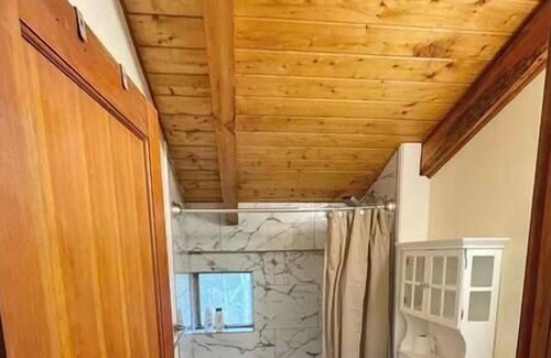 Alcove House | Running Creek in the woods