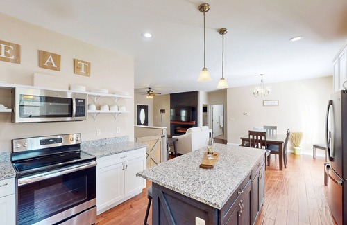 Moneta House | Rural 2-story home near lake access with deck, grill, pool table, streaming, W/D