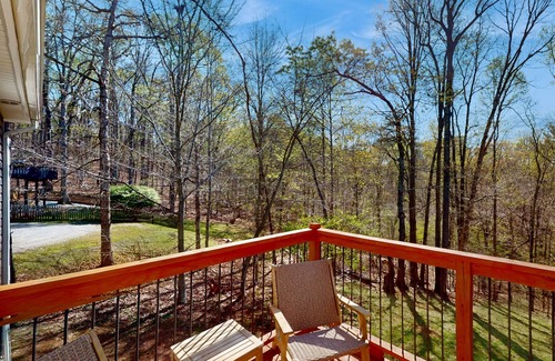 Moneta House | Rural 2-story home near lake access with deck, grill, pool table, streaming, W/D
